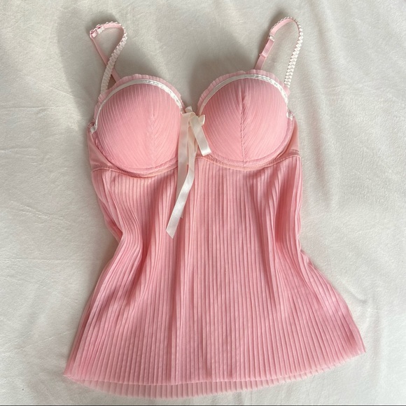 LA VIE EN ROSE Pink Corset -36C - Picture 3 of 8